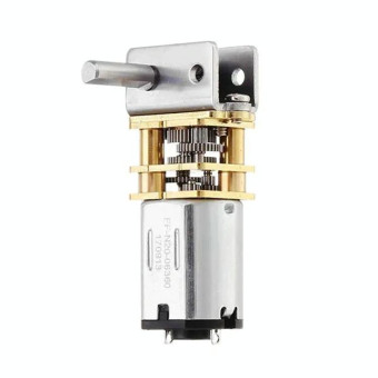 GW12N20 Worm Gear Low Speed Motor Ultra Mini Gear Power-Off Self-Locking Motor For Smart Car Robot(6V 55RPM)