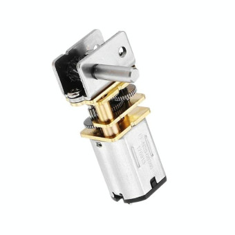 GW12N20 Worm Gear Low Speed Motor Ultra Mini Gear Power-Off Self-Locking Motor For Smart Car Robot(12V 20RPM)