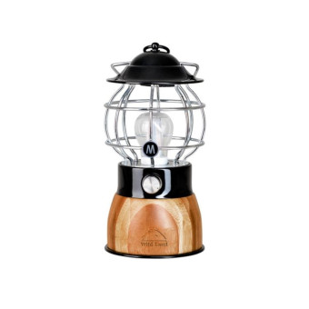 Wild Land Outdoor Camping Lighting Multifunctional LED Retro Portable Atmosphere Light(Black)