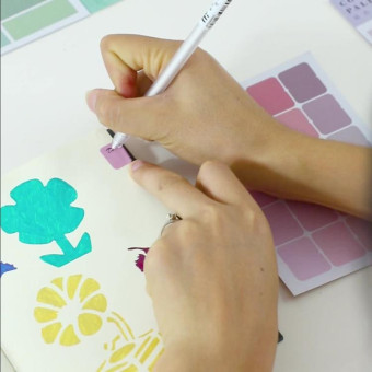 10 Sets YZCSBQ Multifunctional Color Label Sticker Index Sticky Note(Yellow)