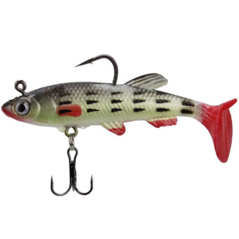 5 PCS Fish-Bait Road Sub-Bait Lead Fish With Single Hook And Three Anchor Hook Bait, Specification: 8cm 14g(Green)