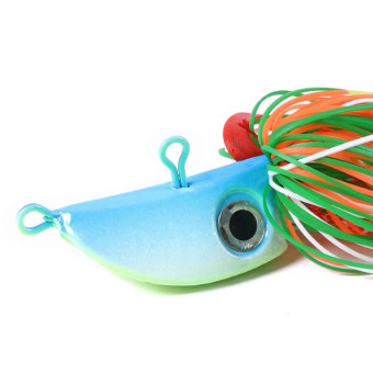 Hengjia JI007 Long Shot Lead Head Tassel Beard Bait Sea Fishing Lead Bait, Specification: JIG 20g(4)