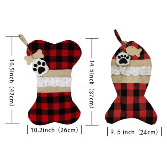 Christmas Sock Gift Bag Ornament(Burble Bone)