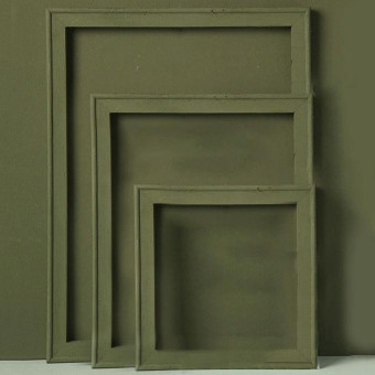 3 in 1 Different Sizes Morandi Color Wooden Photo Frame Series Color Spray Paint Photo Props Photography Background Ornaments(Deep Green)