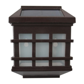 5180113 Solar Outdoor Waterproof Panes Wall Light(Warm Light)