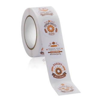 Bakery Cake Shop Cartoon Cute Sticker Decorative Sealing Sticker, Size: 2.5cm / 1 Inch(HA015)