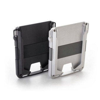 RFID Metal Anti-Theft Credit Card Holder(Black Aluminum Terms)