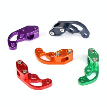 2 PCS Motorcycle Modification Accessories Universal Brake Hose Clamp(Red)