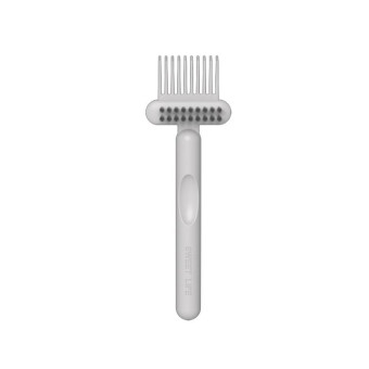 Comb Curling Iron Hollow Cleaning Brush, Specification: 17x5.5cm(Grey)