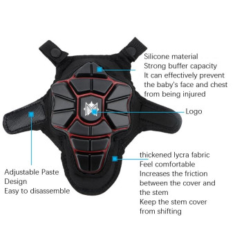Meroca Children Balance Bike Handle Protective Cover(Black Blue)