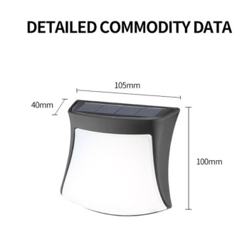Solar Doll Wall Light Outdoor Garden Fence Decoration Waterproof Solar Light(White Light)