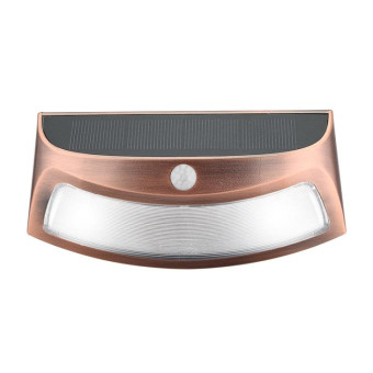 Red Copper Human Body Induction Solar Wall Light(Warm Light)