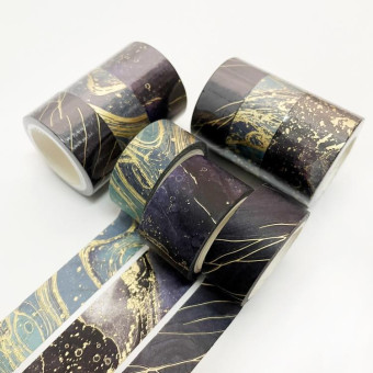 3 Rolls / Set 8958 5m Paper Bronzing Wallet Tape Set(Gilt Pattern)