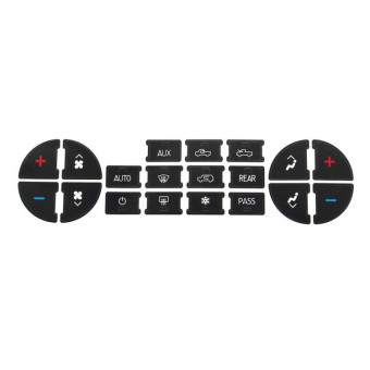 Car Button Repair Sticker AC Central Control Sticker(B 19 Key)