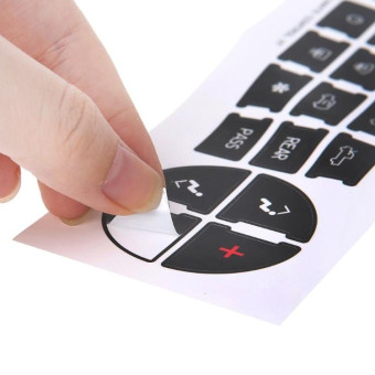 Car Button Repair Sticker AC Central Control Sticker(D 16 Key)
