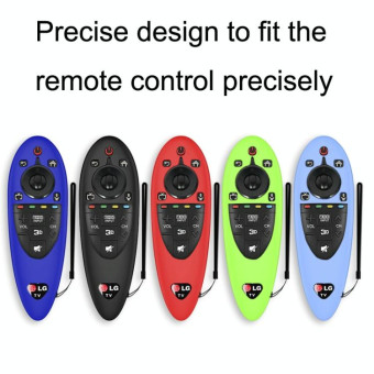 2 PCS Remote Control Dustproof Silicone Protective Cover For LG AN-MR500 Remote Control(Night Light Green)