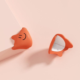Baby Table Corner Anti-collision Silicone Protective Cover(Orange)