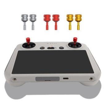1 Pair Sunnylife MM3-YG393 For DJI Mini3 Pro DJI RC With Screen Remote Control Thumb Rocker(Gold)