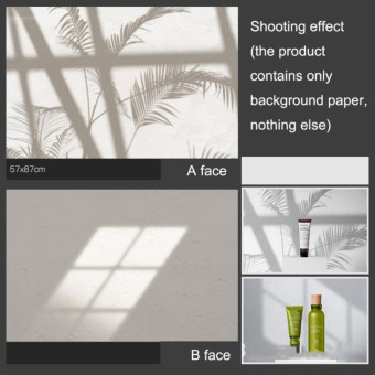 3D Double-Sided Matte Photography Background Paper(Wall Shadow Background)