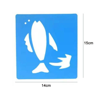 Children DIY Drawing Stencil Colorful Hollow Copy Board(H-06)