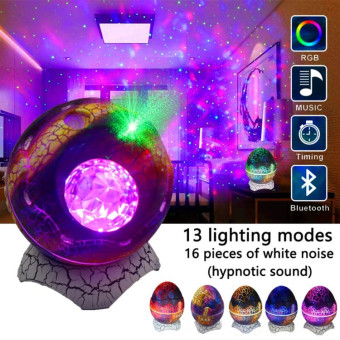 K850 LED Dinosaur Egg Remote Control Bluetooth Star Projection Light with Speaker Function(Artist)