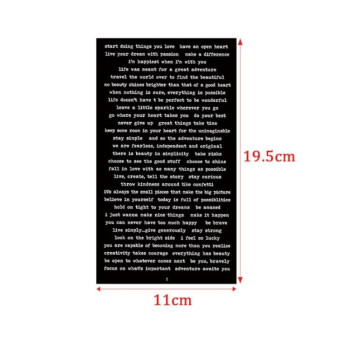 1 Sets Handbook DIY Vintage Text Sticker Material Pack(Colorful)