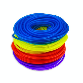 TF-1795 18m/roll Motorcycle Modification Accessories Colorful Gasoline Pipe(Yellow)