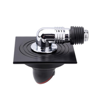 Washing Machine Using Full Copper Floor Drain(K6055 Black Bronze+Plastic Single Bend+Straight Row)