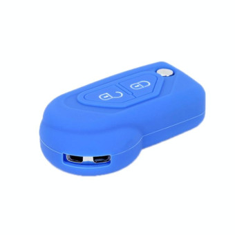 For Citroen C5/Elysee 2pcs Silicone Key Protector(Red)