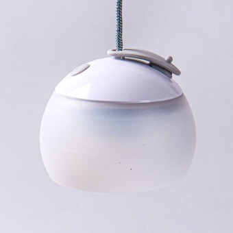 Retro Camping Lantern Rechargeable Haning Hook Night Light(White)