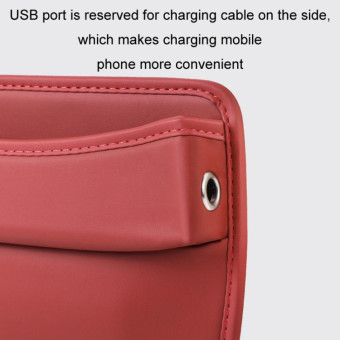 Car Gap Storage Box Seat Decoration Seat Filler Organizer(Beige)