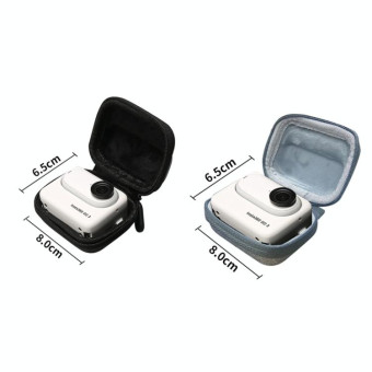 For Insta360 GO 3 Mini Body Bag Portable Storage Bag With Carabiner(Gray)