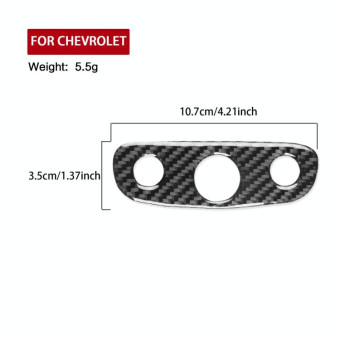 For Chevrolet Malibu 2016-2024 B Model Left-hand Drive Headlight Switch Sticker(Black)