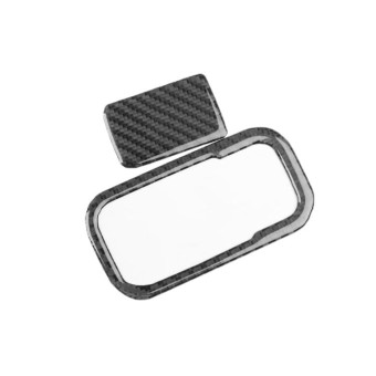 For Volkswagen Sagitar 2019-2023 2pcs /Set Left-hand Drive Co-pilot Handle Panel Sticker(Black)