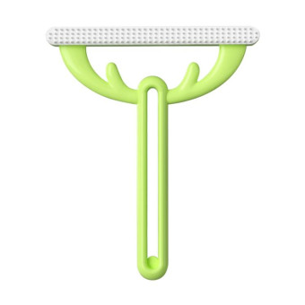 Cats Hair Removal Brush Antler Household Pet Sticky Coat Cleaner(Green)