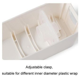 Wall-mounted Magnetic Cling Film Kitchen Paper Storage Cutter(Single Cutter)