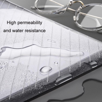10pcs A4 Waterproof Transparent Thickened Folder Archive Bag(Ordinary Twill Style)