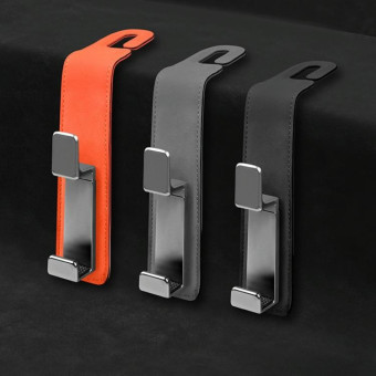 Car Multifunctional Hidden Hook Seat Back Storage Hook(Orange)