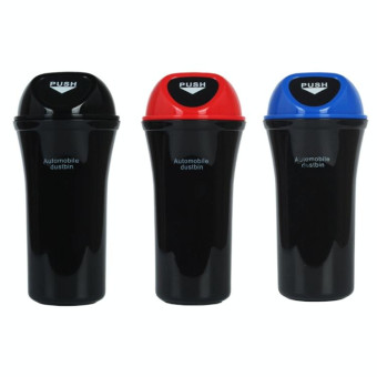 Car Mini Trash Can Multifunctional Interior Storage Box(Sapphire)