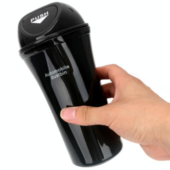 Car Mini Trash Can Multifunctional Interior Storage Box(Red)