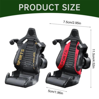 Car Gravity Air Outlet Navigation Mobile Phone Holder(Red Ribbon)
