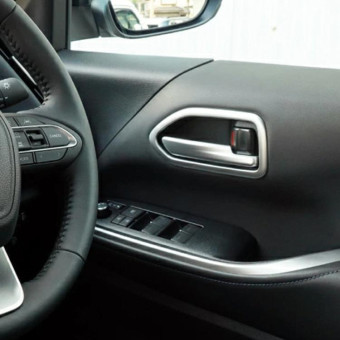 For Toyota 2022 VOXY/NOAH 90 Series Right-hand Drive Door Handle Patch Frame(Piano Black)