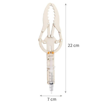 DIY Hydraulic Mechanical Arm Technology Homemade Pliers Pupils Science Experiment Material Kit