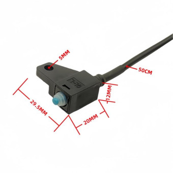 Motorcycle Electric Vehicle Brake Power-Off Switch Scooter Front Rear Disc Brake Switch With Wire(Right)