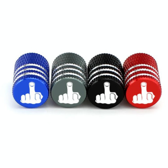 4pcs Laser Ioon Car Tire Modification Universal Valve(Gray)