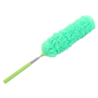 Stainless Steel Telescopic Bendable Household Duster(Green)