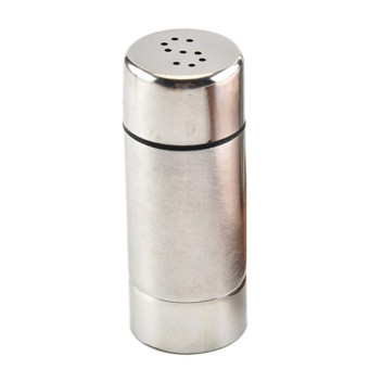 Stainless Steel Kitchen Spice Jar Outdoor BBQ Seasoning Bottle Pepper Sprinkle Jar(S-hole)