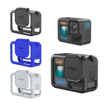 For GoPro HERO13 Black AMagisn Silicone Case Protective Cover(Light Gray)
