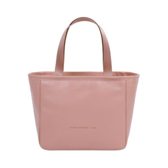 Women Tote Lunch Bag Portable Outdoor Picnic Bento Lunchbox Food Cooler Thermal Bag(Pink)