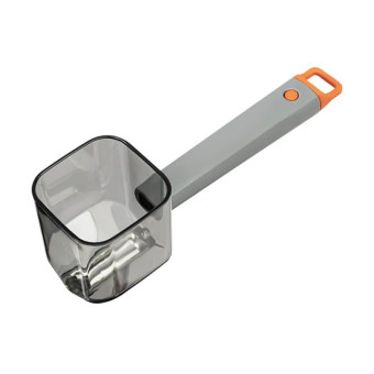 Kitchen Stainless Steel Long Handle Single Heads Vegetable And Fruit Peeler(Orange)